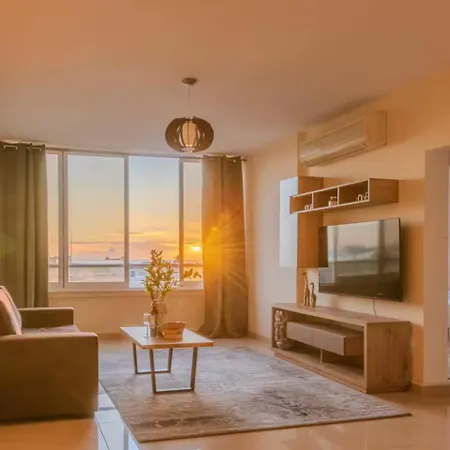 2br Sunrise Port View Steps From Finikoudes By Cyprus Horizons Apartment Larnaca